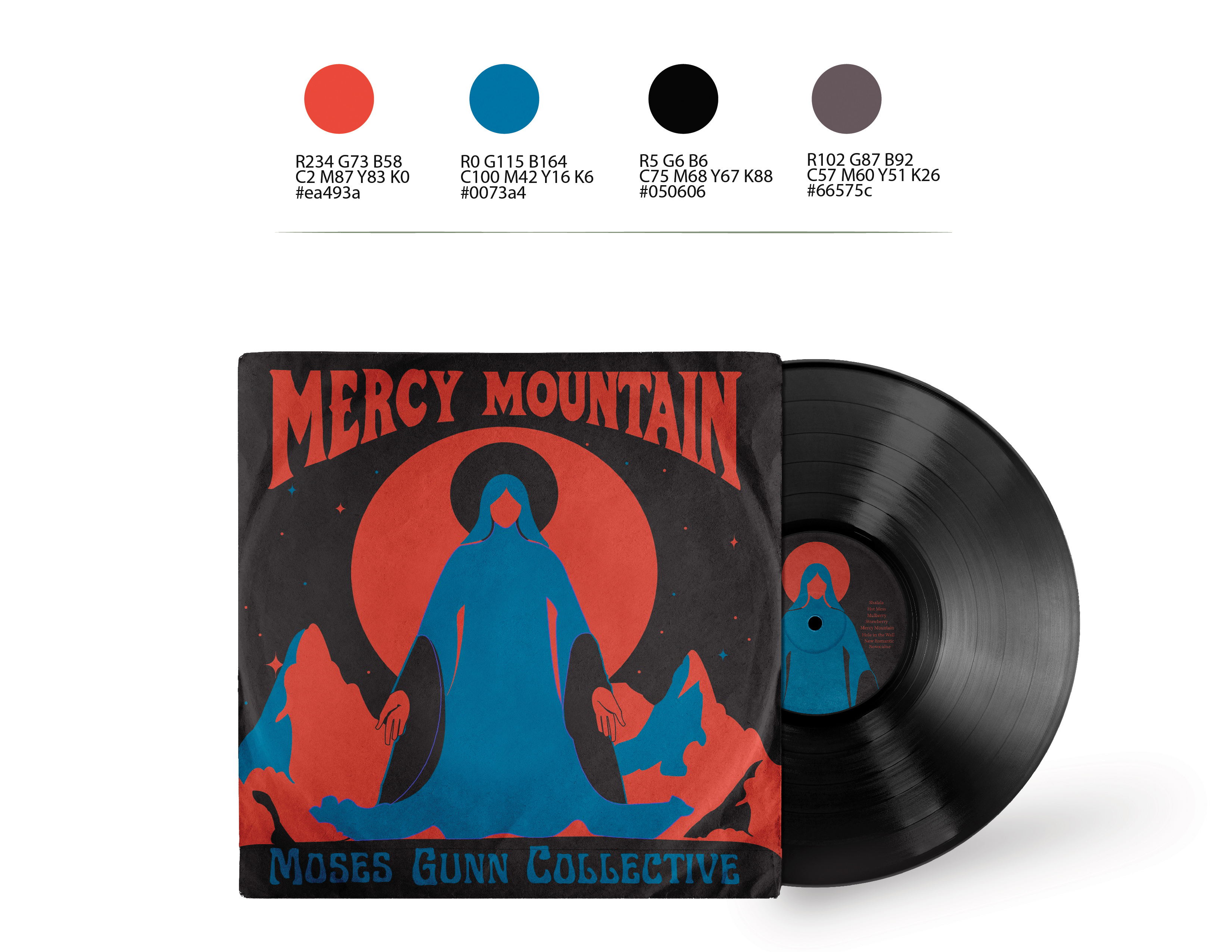 A record cover called MERCY MOUNTAIN.